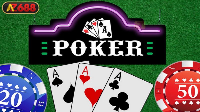 Poker tại AZ688 là trò chơi đánh bài trực tuyến ăn khách nhất hiện nay